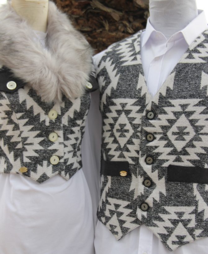 Chalequillo Estampado Pareja