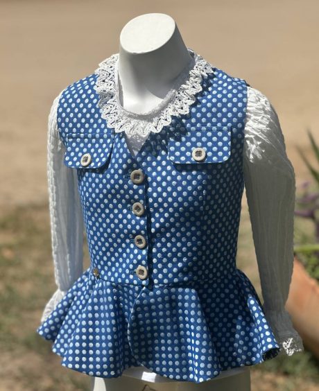 Chalequillo Niña Azul