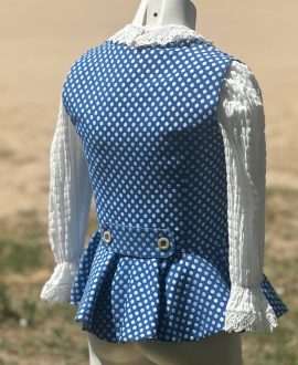 Chalequillo Niña Azul