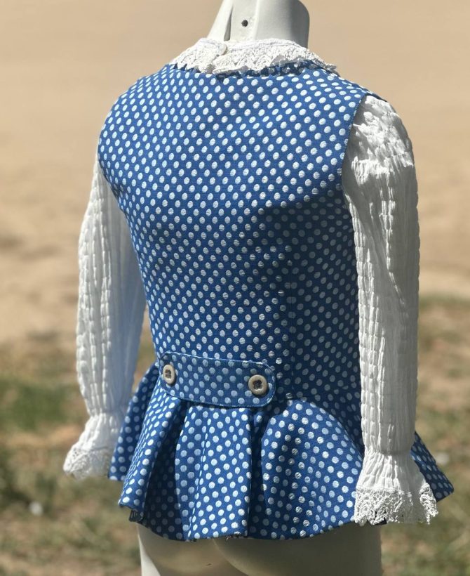 Chalequillo Niña Azul