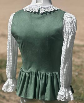 Chalequillo Niña Antelina Verde