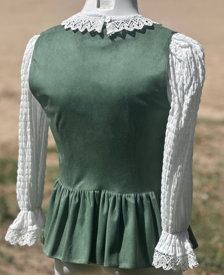 Chalequillo Niña Antelina Verde