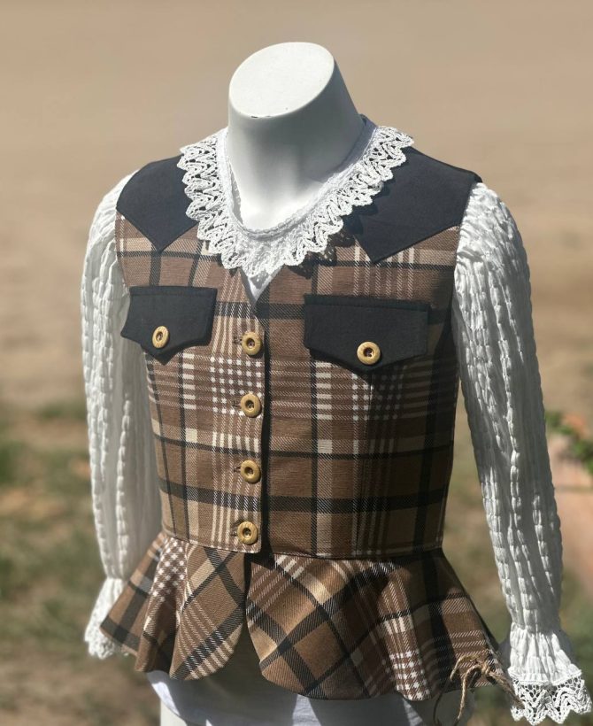 Chalequillo Niña Cuadros