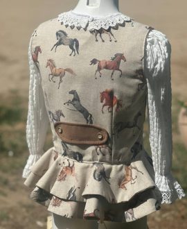 Chalequillo Niña Caballos