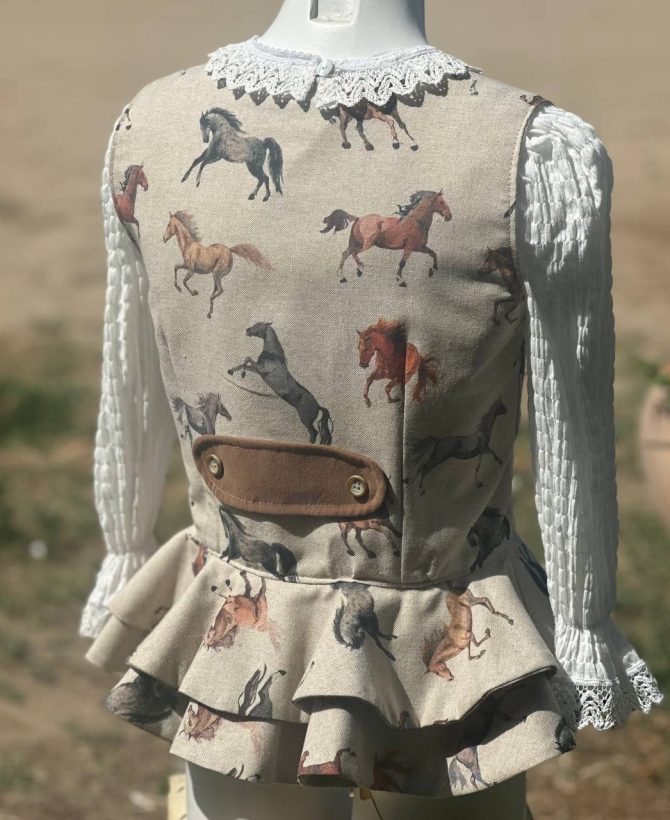 Chalequillo Niña Caballos