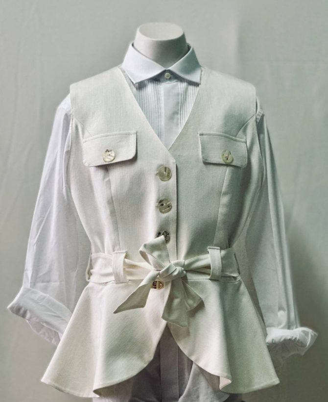 Chalequillo Mujer Blanco