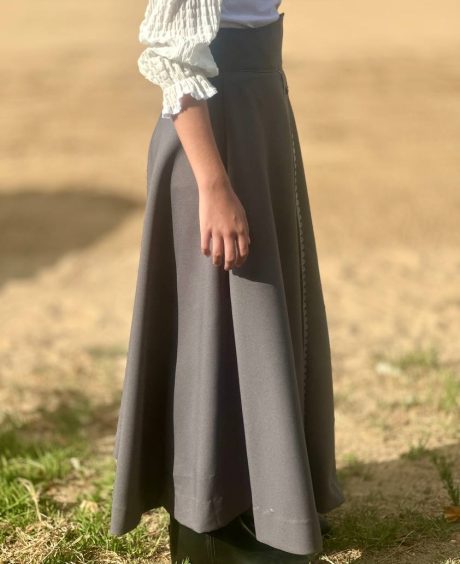 Falda Niña Gris