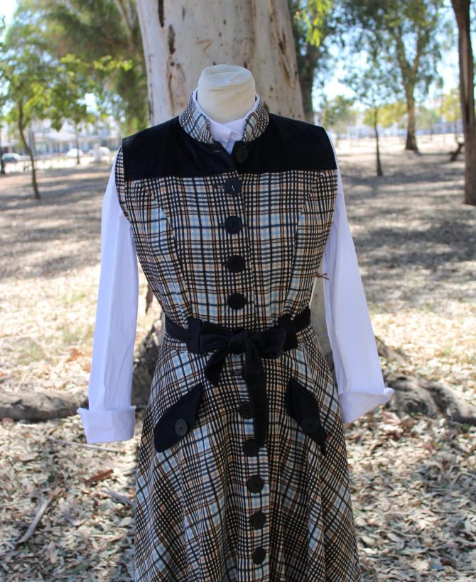 Vestido Mujer a Cuadros