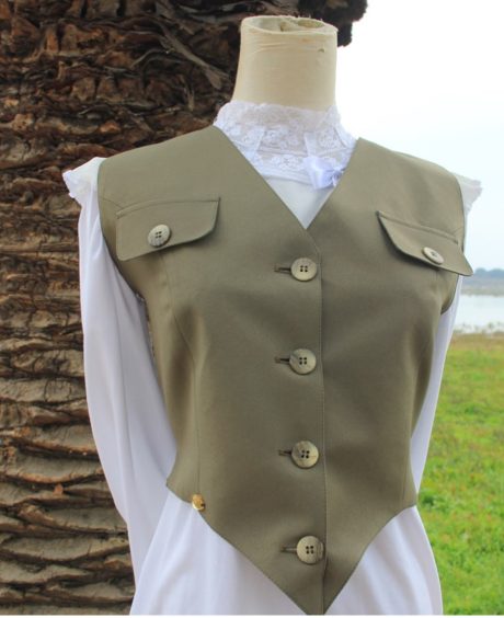 Chalequillo Mujer Corto Pistacho