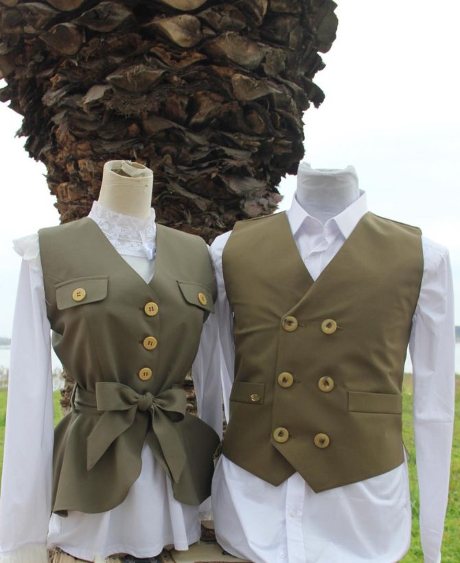 Chalequillo Pareja Pistacho