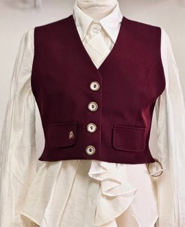 Chalequillo Mujer Burdeos