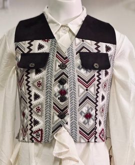 Chalequillo Niña Étnico Marrón