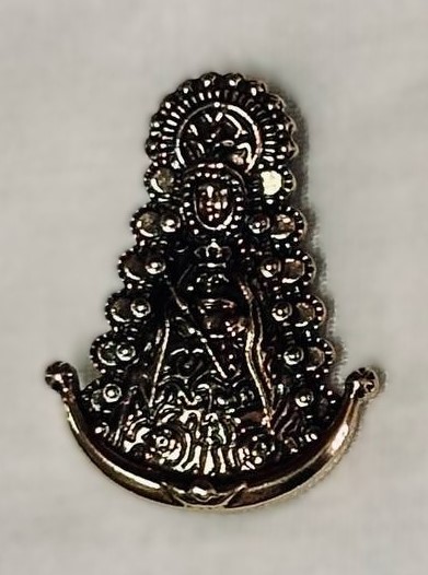 Broche Virgen Rocío Zamak
