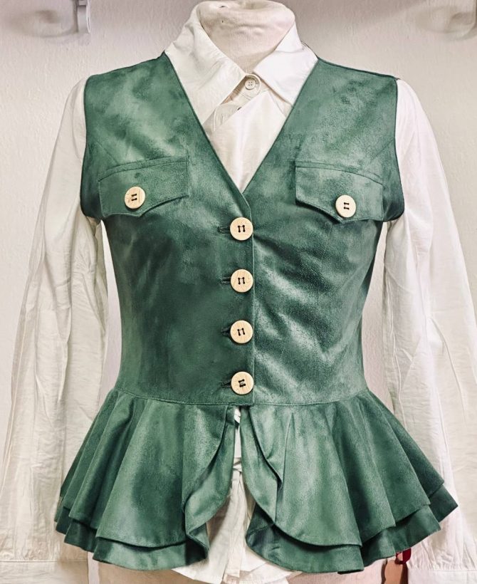 Chalequillo Mujer Verde Antelina