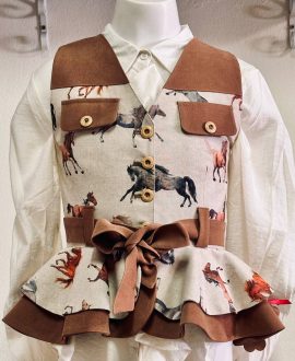 Chalequillo Niña Caballos