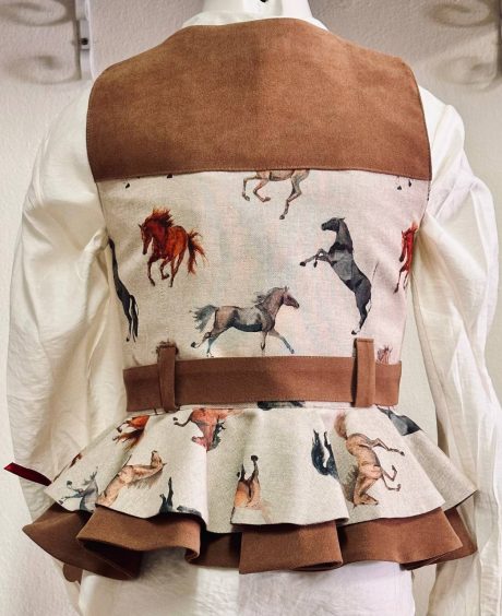 Chalequillo Niña Caballos