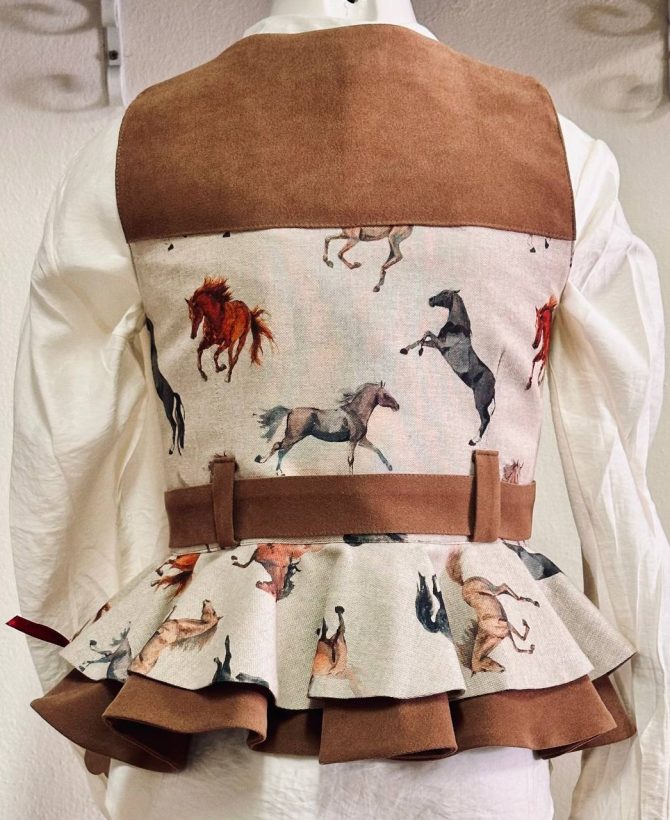 Chalequillo Niña Caballos